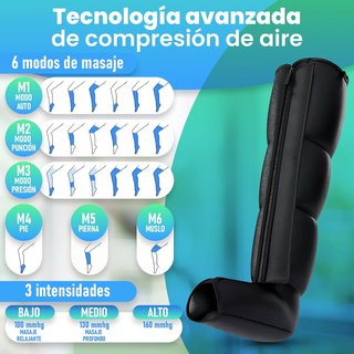 GD GREATDREAMS Botas Presoterapia Aire 360 6 Modos