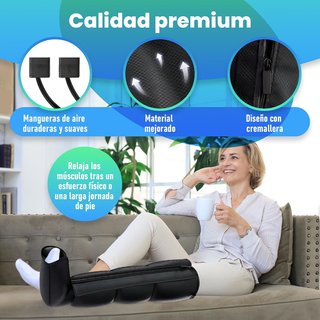 GD GREATDREAMS Botas Presoterapia Aire 360 6 Modos