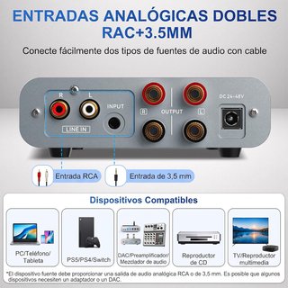 AVEEK TPA3255 Amplificador 2x300W Clase D 24–48V
