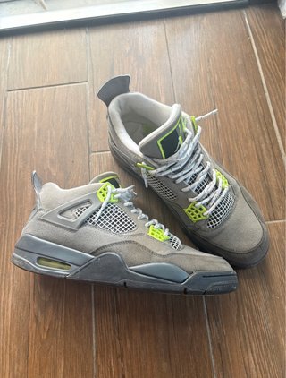 Nike Air Jordan 4 Retro SE Neon Grigie Taglia 41