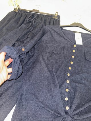 Conjunto señora negro talla única