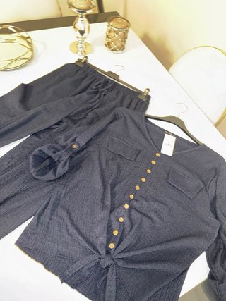 Conjunto señora negro talla única