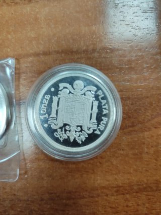 3 Onzas Plata Francisco Franco 1892-1975