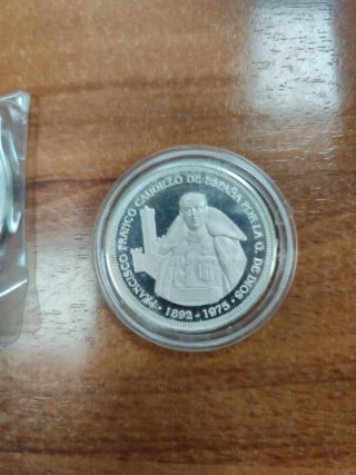3 Onzas Plata Francisco Franco 1892-1975