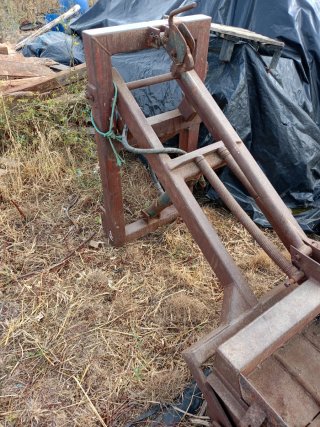 Pala trasera tractor hidráulica