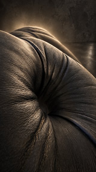 Sillón Chester Piel Azul Marino