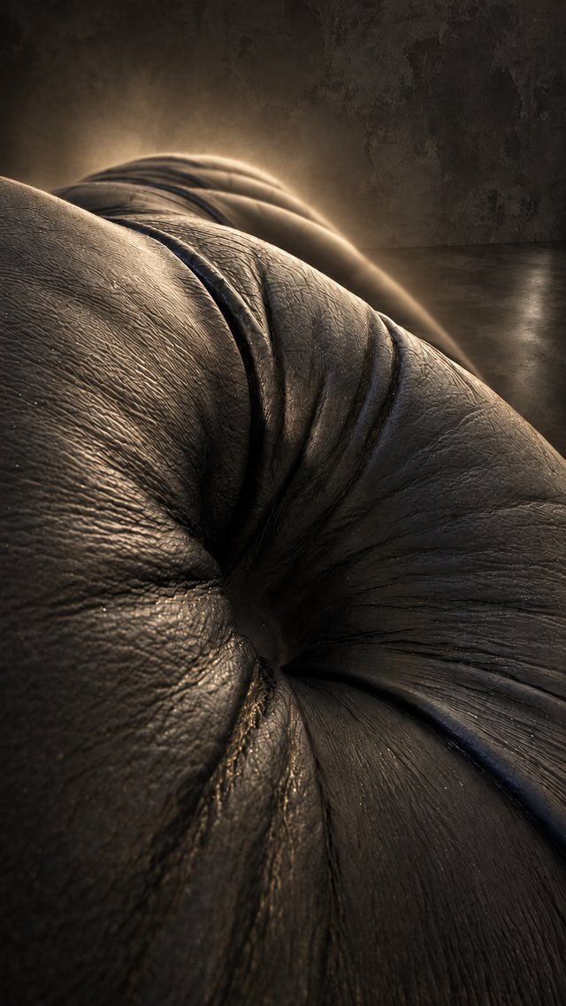 Sillón Chester Piel Azul Marino