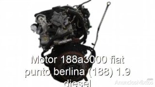 Motor 188a3000 fiat punto berlina (188) 1.9 diesel