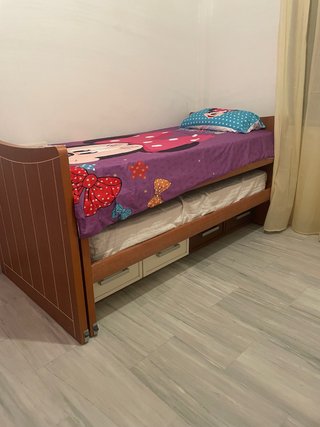 Cama nido infantil con cajones