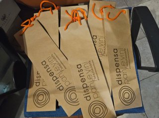 Lotto 6 Sacchetti Vino in Carta Kraft