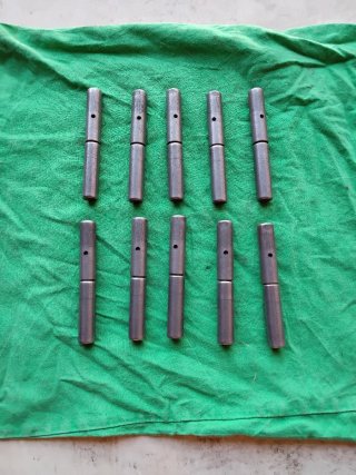 41 Pernios para soldar hierro.Con cojinete acero.
