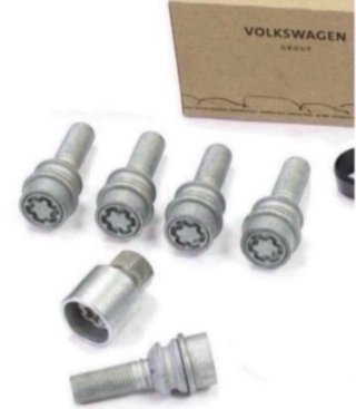 TORNILLOS ANTIRROBO VW GOLF AUDI SEAT TIGUAN CADDY