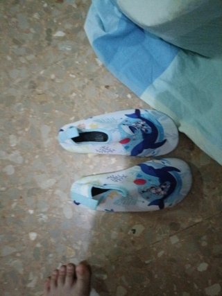 Zapatillas Piscina Talla 34/35 Ballena