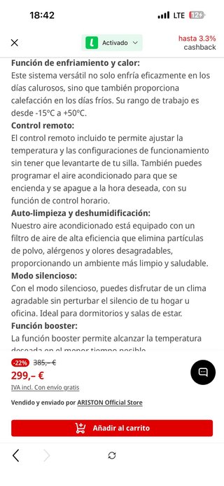 Split 1x1 Ariston ALYS MUDO25 ++