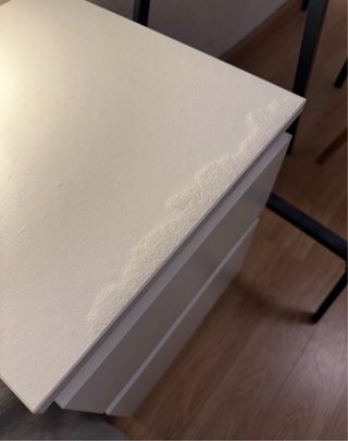 Mesita Ikea Kulen Blanca