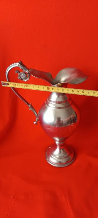 Lote Vintage Estaño Portugués Tetera/Jarra