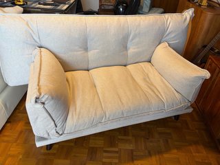 Sofá Cama Calvin Beige Homa