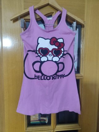 Top Hello Kitty Rosa Talla XS