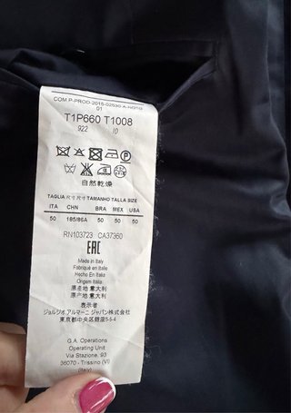 Pantaloni Emporio Armani Uomo TG. 50 IT