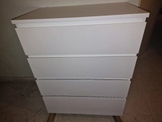 Cajonera blanca 4 cajones