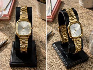 Reloj Casio Vintage Dorado y Plateado