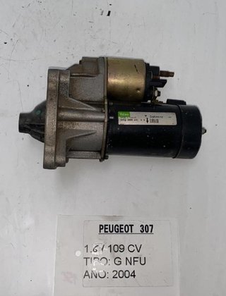 Motor arranque peugeot d6ra576 307 (s1) 1.6 93010