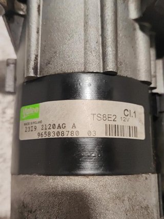Peugeot 301501 9658308780 motor arranque 206
