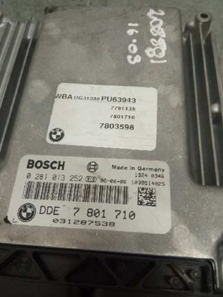 Centralita motor uce bmw 0281013252 serie 1 208881