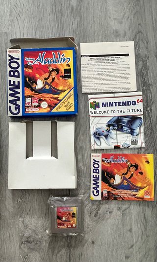 Dr. Mario Game Boy Nintendo Puzzle + Aladdin