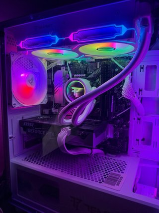 PC Gamer Blanco con RGB