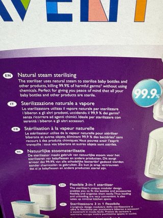 Esterilizador Philips Avent 3 en 1