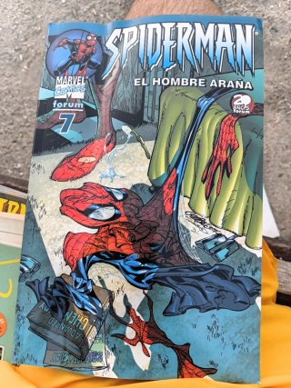 Lote 9 cómic spiderman. Spidergirl. Marvel forun