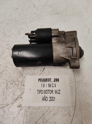 290819 0001108183 motor arranque peugeot 206