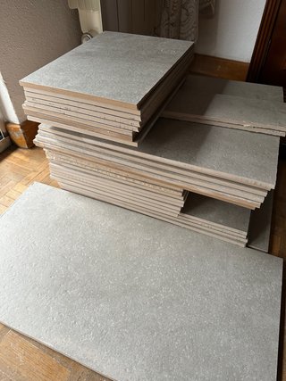 Lote azulejos gris claro