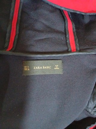 Giaccone Zara con cappuccio rosso