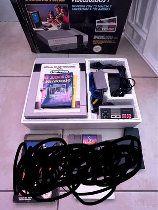 Nintendo NES Consola Clásica Completa + castelian