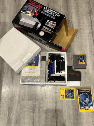 Nintendo NES Consola Clásica Completa + castelian