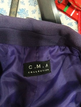 Cappotto viola