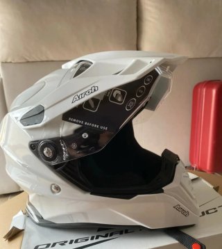 Casco Airoh Commander Blanco Talla L