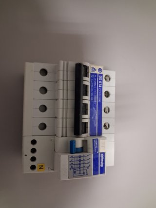 Set 3 pezzi Interruttore differenziale magnetoterm