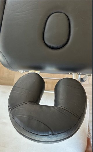 Mesa de masaje plegable negra