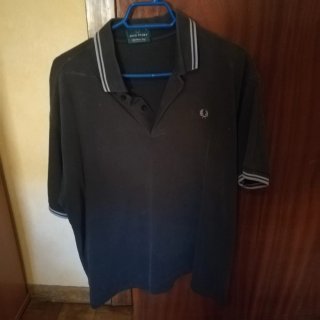 Polo Fred Perry Negro Talla L