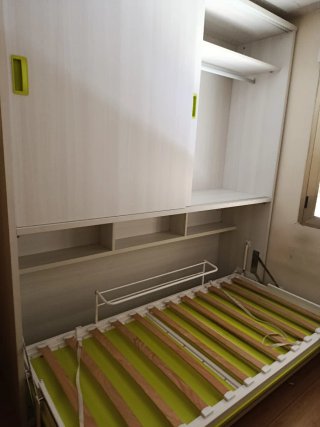 Armario juvenil con cama abatible