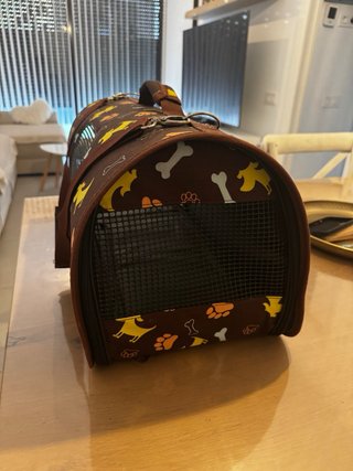 Transportín para mascotas con estampado