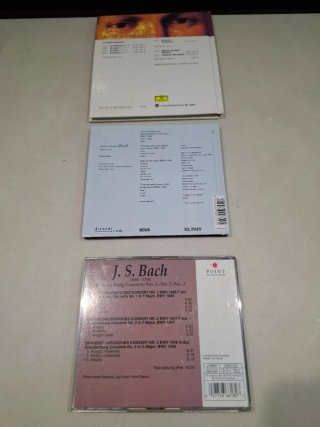 Lote 3 CDs Música Clásica: Bach y Vivaldi