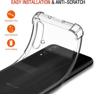 Funda Transparente Esquinas Reforzadas Huawei Hono