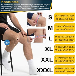 Rodillera Deportivas Ajustable Rodilleras(XXL)