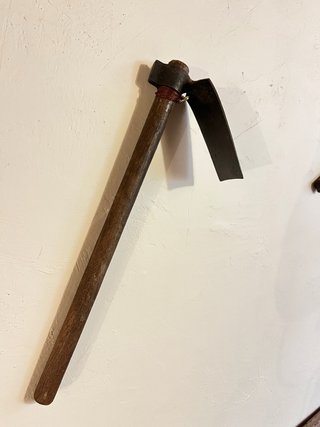 Azada rústica para decoración