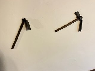 Azada rústica para decoración