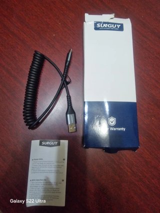 Cable SUNGAY USB en espiral